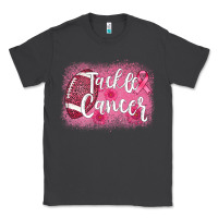 Smoke tackle cancer football leopard Classic Tee - AdoDesignShop