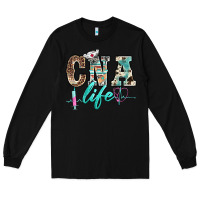 Black western nurse cna life Long Sleeve Tee - BarkalooDesign