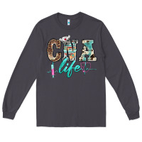 Smoke western nurse cna life Long Sleeve Tee - BarkalooDesign