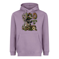 Lavender 100 days of school hunting deer Heavyweight Hoodie - LillyAllenDesigns