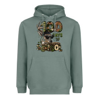 Sage 100 days of school hunting deer Heavyweight Hoodie - LillyAllenDesigns