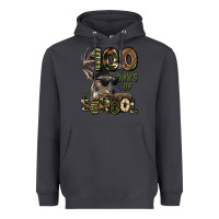 Smoke 100 days of school hunting deer Heavyweight Hoodie - LillyAllenDesigns