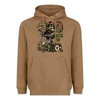 Toasted Coconut 100 days of school hunting deer Heavyweight Hoodie - LillyAllenDesigns