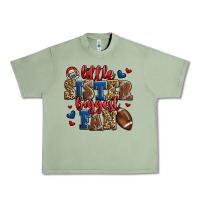 Oil Green little sister biggest fan american football Urban Heavy Tee - Jasminsmagicworld