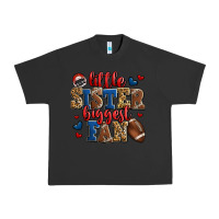 Pigment Black little sister biggest fan american football Urban Heavy Tee - Jasminsmagicworld
