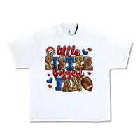 White little sister biggest fan american football Urban Heavy Tee - Jasminsmagicworld