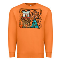 Carrot Fall Autumn Leopard Mama Premium Sweatshirt - LillyAllenDesigns