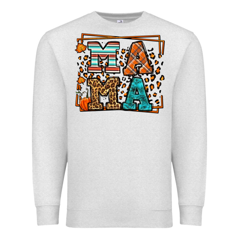 Fall Autumn Leopard Mama Premium Sweatshirt by LillyAllenDesigns | Teevron
