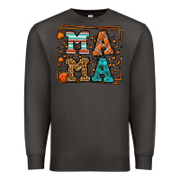 Smoke Fall Autumn Leopard Mama Premium Sweatshirt - LillyAllenDesigns