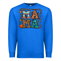 True Royal Fall Autumn Leopard Mama Premium Sweatshirt - LillyAllenDesigns