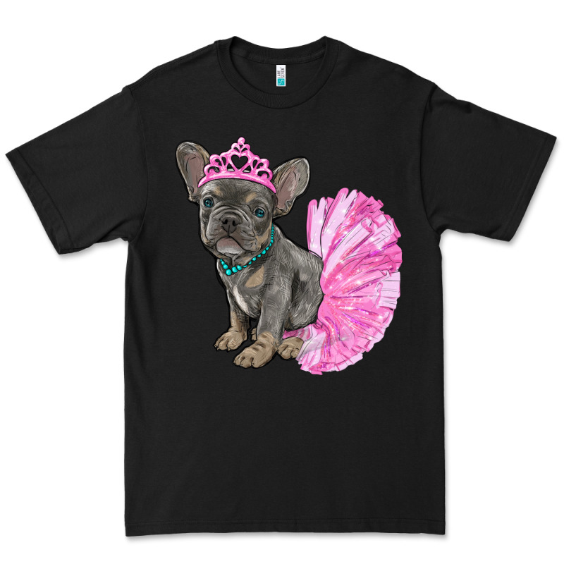 Balerina French Bulldog With Tutu Premium Tee by RanaPortraitStore | Teevron