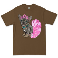 Cacao Balerina French Bulldog With Tutu Premium Tee - RanaPortraitStore