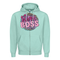 Seafoam wax boss Zipper Hoodie - MaliasSmallBusiness