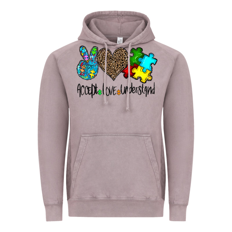 Accept Love Understand Vintage Hoodie by CowhideDigitalArt | Teevron