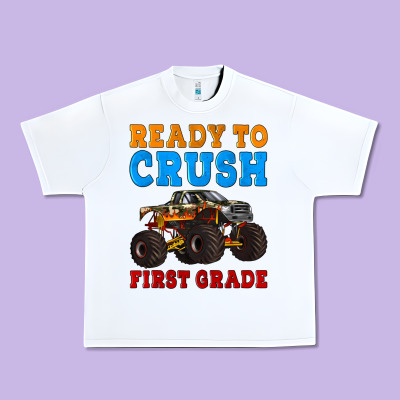 Ready To Crush First Grade Urban Heavy Tee Designed By Artiststas