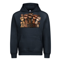 Navy melanin juneteenth Urban Hoodie - CowGirlArtShop