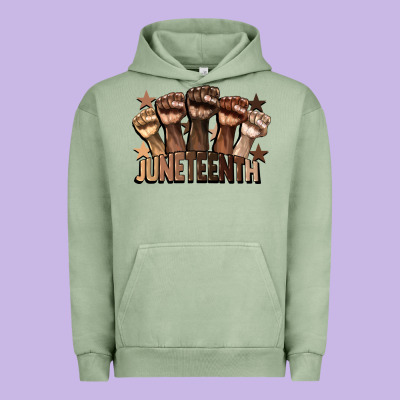 Melanin Juneteenth Urban Hoodie Designed By Cowgirlartshop