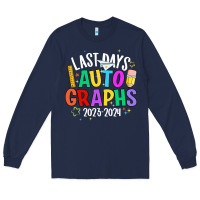 Navy last days auto graphs Long Sleeve Tee - JahusDesignShop