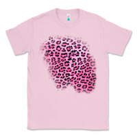 Bubblegum Pink pink leopard patch Classic Tee - AdoDesignShop