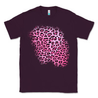 Plum pink leopard patch Classic Tee - AdoDesignShop
