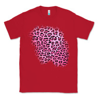 Red pink leopard patch Classic Tee - AdoDesignShop