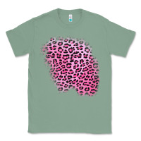 Sage pink leopard patch Classic Tee - AdoDesignShop