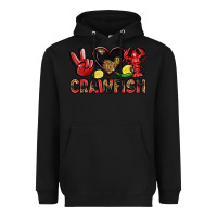 Black crawfish Heavyweight Hoodie - LillyAllenDesigns