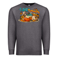 Charcoal Heather Fall Cutest Pumpkin In The Patch Premium Sweatshirt - LillyAllenDesigns
