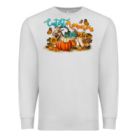 Dove Grey Fall Cutest Pumpkin In The Patch Premium Sweatshirt - LillyAllenDesigns