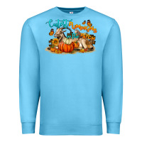 Ocean Blue Fall Cutest Pumpkin In The Patch Premium Sweatshirt - LillyAllenDesigns