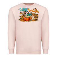 Pale Pink Fall Cutest Pumpkin In The Patch Premium Sweatshirt - LillyAllenDesigns
