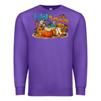 Purple Fall Cutest Pumpkin In The Patch Premium Sweatshirt - LillyAllenDesigns