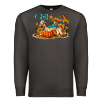 Smoke Fall Cutest Pumpkin In The Patch Premium Sweatshirt - LillyAllenDesigns