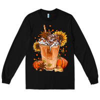 Black pumpkin spice ice latte Long Sleeve Tee - Jasminsmagicworld