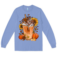 Colony Blue pumpkin spice ice latte Long Sleeve Tee - Jasminsmagicworld