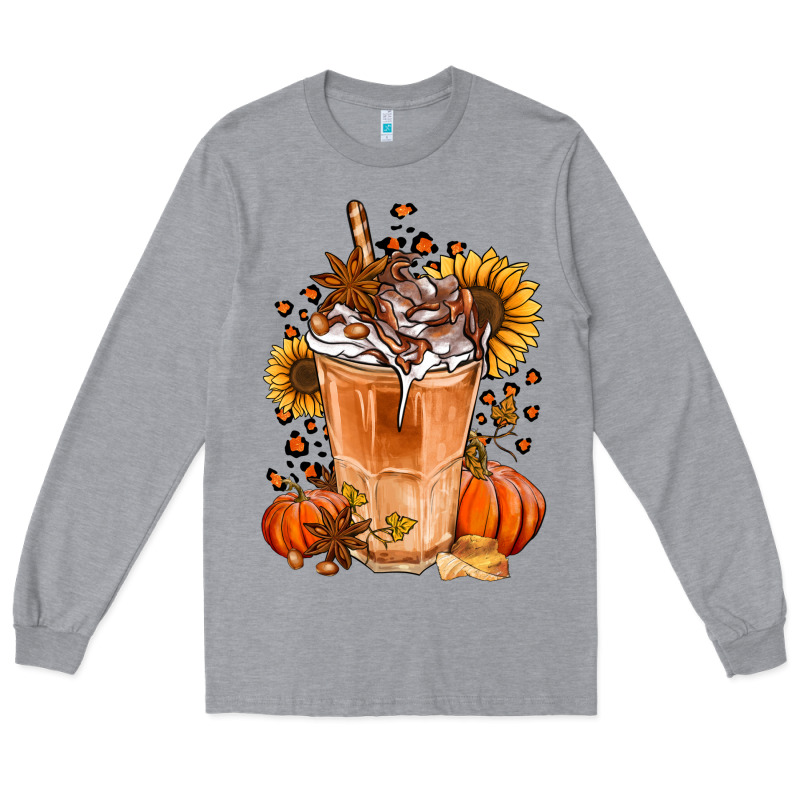 Pumpkin Spice Ice Latte Long Sleeve Tee by Jasminsmagicworld | Teevron
