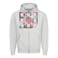 Dove Grey family photo collage Zipper Hoodie - MaliasSmallBusiness