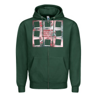 Sports Green family photo collage Zipper Hoodie - MaliasSmallBusiness