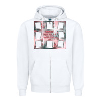 White family photo collage Zipper Hoodie - MaliasSmallBusiness