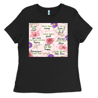 Black positive quotes Ladies Tee - MaliasSmallBusiness