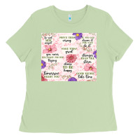 Matcha positive quotes Ladies Tee - MaliasSmallBusiness