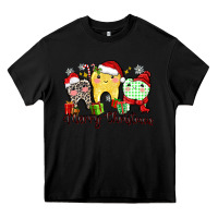 Black merry christmas tooth Heavy Core Tee - Zillion Design Studio