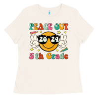 Bone peace out 2024 5th grade Ladies Tee - JahusDesignShop