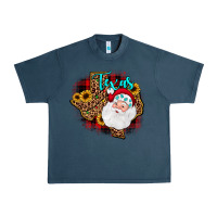Midnight Navy santa texas map Urban Heavy Tee - JahusDesignShop