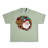 Oil Green santa texas map Urban Heavy Tee - JahusDesignShop