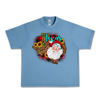 Pebble Blue santa texas map Urban Heavy Tee - JahusDesignShop