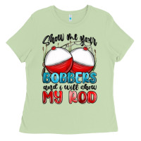 Matcha show me your bobbers and i will show my rod Ladies Tee - MaliasSmallBusiness