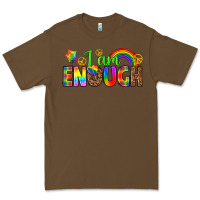 Cacao i am enough Premium Tee - texasbilliewilder