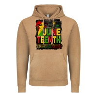Vintage Camel juneteenth fist free ish since 1865 with background Vintage Hoodie - HRA Design Shop