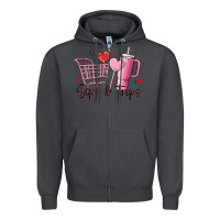 Smoke sips & trips target inspired stanley Zipper Hoodie - MaliasSmallBusiness
